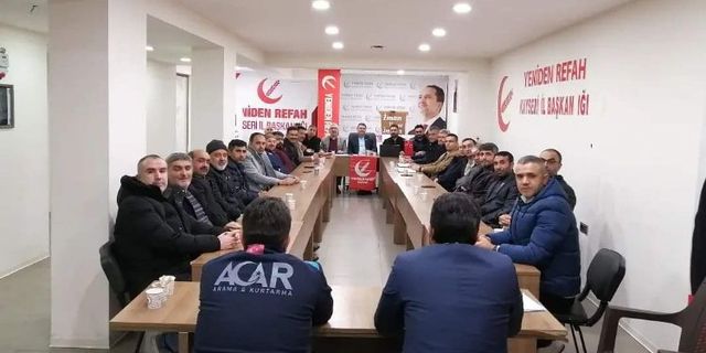 Yeniden Refah Partisi Kayseri'den koordinasyon toplantısı