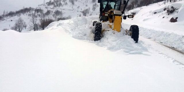 Bingöl'de kar 283 köy yolunu ulaşıma kapattı!