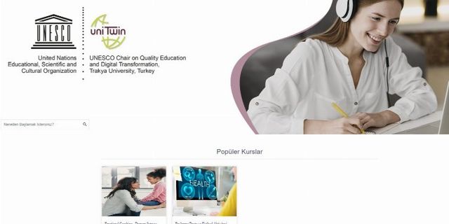 Trakya Üniversitesi UNESCO kürsüsünden 'Psikososyal' eğitim