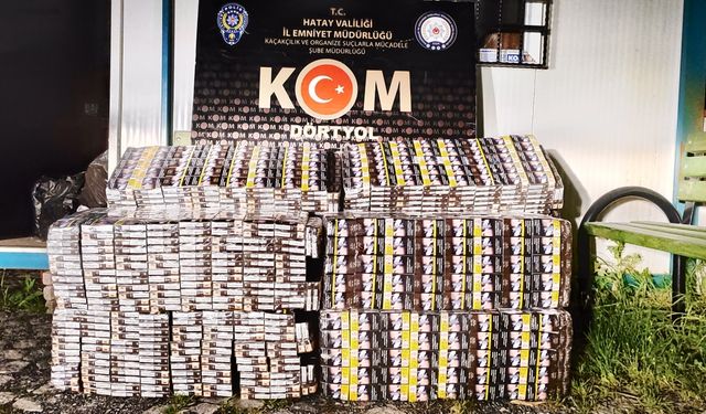 Hatay'da 7 bin 340 paket gümrük kaçağı sigara ele geçirildi