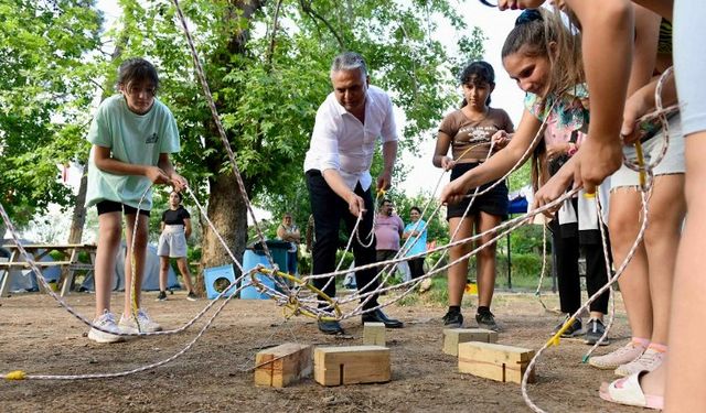 Antalyada Muratpaşa'da doğa kampı kapılarını açtı