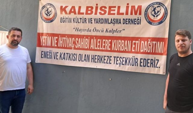 Kalbiselim Derneği bayramda kimsesizlerin kimsesi oldu