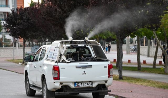 Konya Selçuklu'da ilaçlamalara aralıksız devam