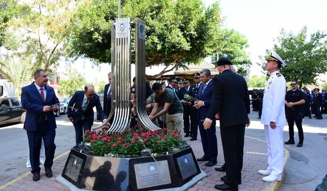 Antalya'da helikopter kazasında şehit olan polisler anıldı