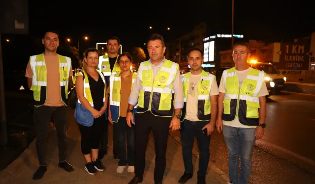 Bursa Büyükşehir’den daha temiz bir Bursa için gece mesaisi