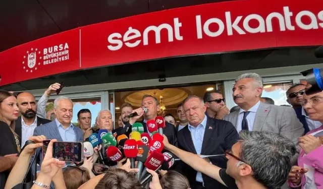 Bursa'nın ilk semt lokantası Özgür Özel'in katılımıyla açıldı