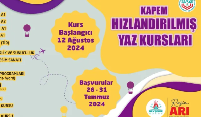 KAPEM’de açılacak hızlandırılmış yaz kursları için kayıtlar başlıyor