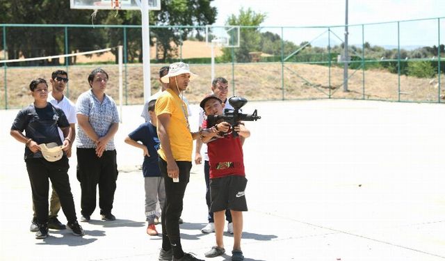 Konya'da özel çocuklar baba-oğul kampında buluştu