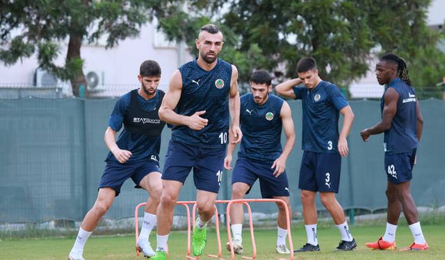 Alanyaspor'da Göztepe maçının hazırlıkları başladı