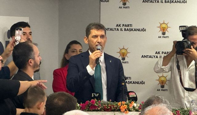 Antalya ve Burdur'da AK Parti'nin 23. kuruluş yıl dönümü kutlandı