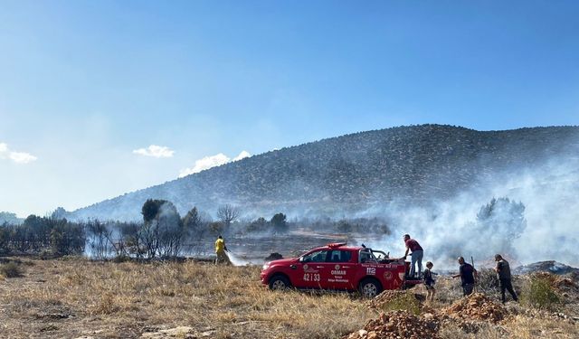 GÜNCELLEME - Isparta'da çıkan orman yangını kontrol altına alındı