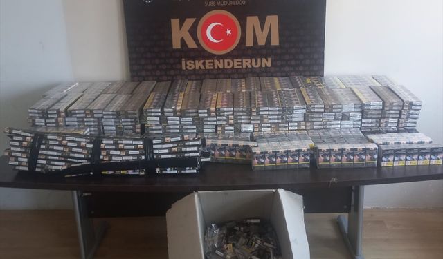 Hatay'da 4 bin 90 paket kaçak sigara ele geçirildi