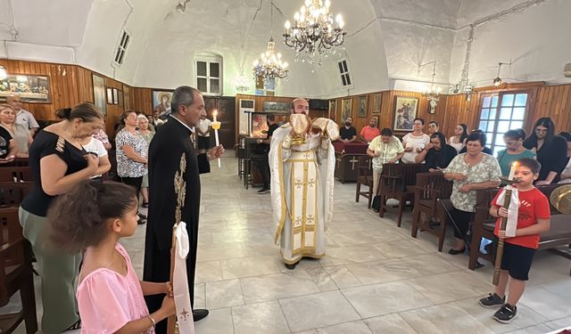 Hatay'da "Meryem Ana'nın Göğe Yükseliş Günü" ayini yapıldı