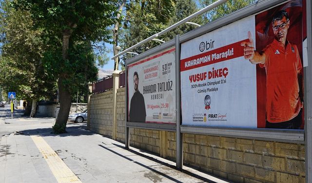 "Yusuf Dikeç pozu", memleketi Kahramanmaraş'ta billboardları süsledi