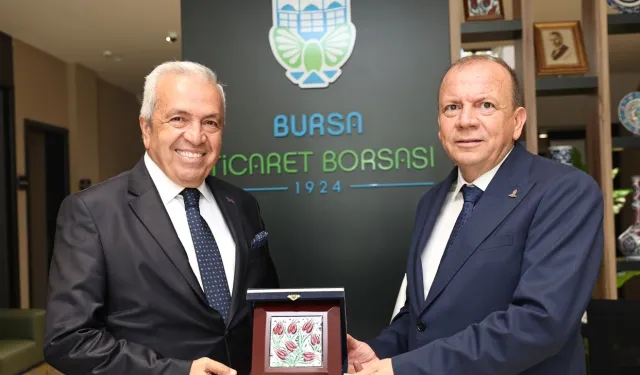 Başkan Şadi Özdemir’den Bursa Ticaret Borsası’na ziyaret