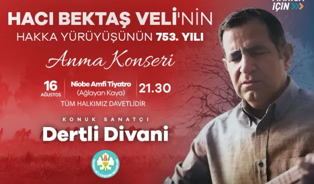 Manisa'da Hacı Bektaş Veli’yi anma konseri