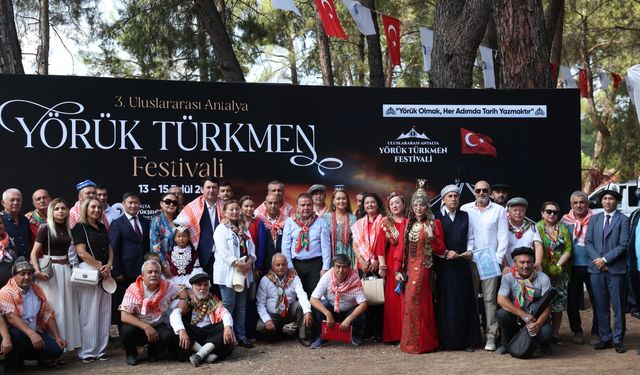 Antalya'da 13-15 Eylül'de 3. Uluslararası Yörük Türkmen Festivali yapılacak