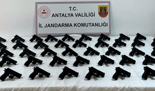 Antalya'da silah kaçakçılığı operasyonunda 1 kişi tutuklandı