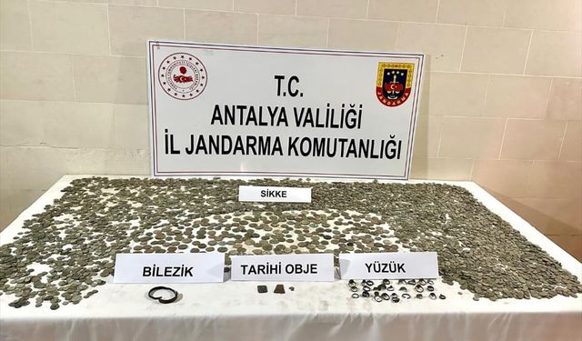 Antalya'da tarihi eser operasyonunda 1 kişi yakalandı