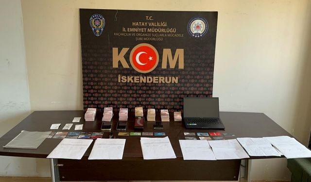 Hatay'da tefecilik operasyonunda yakalanan zanlı tutuklandı