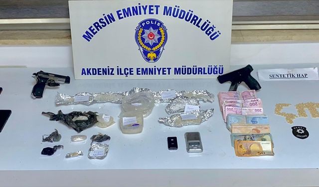 Mersin'de çeşitli suçlardan aranan 164 şüpheliden 30'u tutuklandı