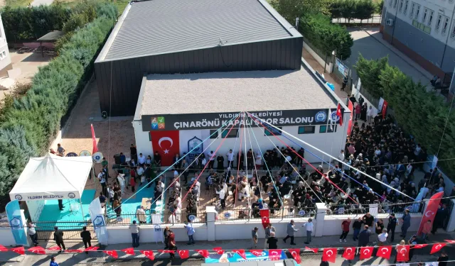 Çınarönü Kapalı Spor Salonu açıldı