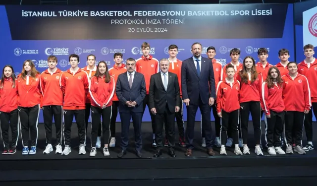 İstanbul'da TBF Basketbol Spor Lisesi için protokol