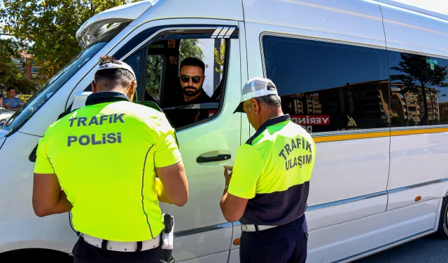 Malatya'da öğrenci servislerine sıkı denetim