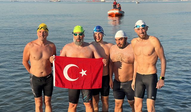 4. İskenderun Körfezi Açık Deniz Yüzme Maratonu sona erdi