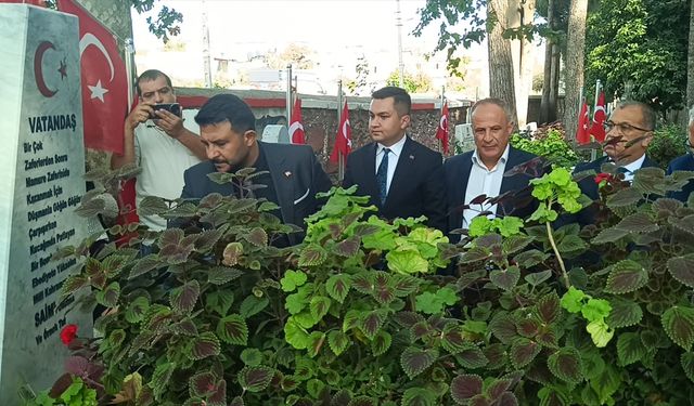 Adana'da şehit Kaymakam Saim Bey, kabri başında anıldı