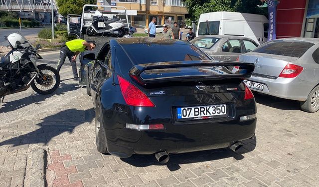 Alanya'da drift yapan sürücüye 41 bin lira ceza kesildi