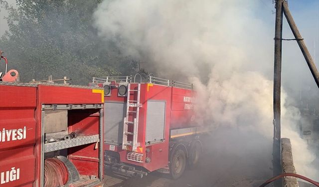 Hatay'da çıkan ev yangın söndürüldü