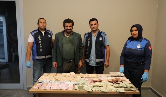 Hatay'da dilencinin üzerinden 12 bin 980 lira çıktı