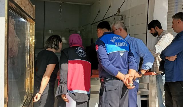 Hatay'da sağlıksız koşullarda muhafaza edilen 220 kilogram et imha edildi