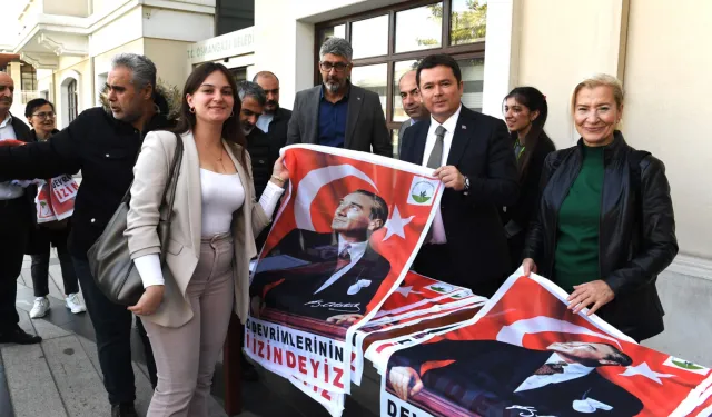 Bursa Osmangazi'de 10 bin Ata Posteri dağıtılıyor