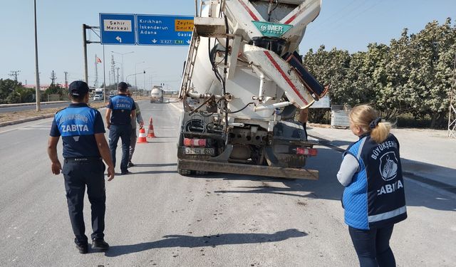 BAŞKAN ÖNTÜRK MİKSER ŞOFÖRÜNÜ VE FİRMALARI UYARDI!