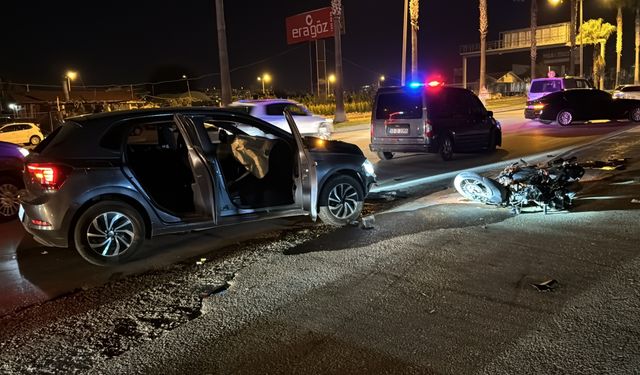 Adana’da otomobille motosikletin çarpışması sonucu bir kişi öldü