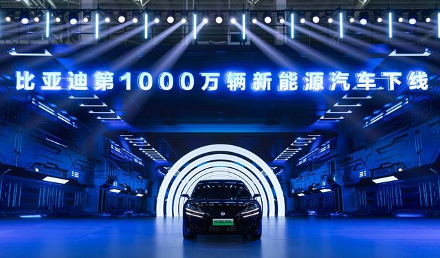 BYD, 30. Yılında 10 Milyon Yeni Enerji Araç Üretimine Ulaştı