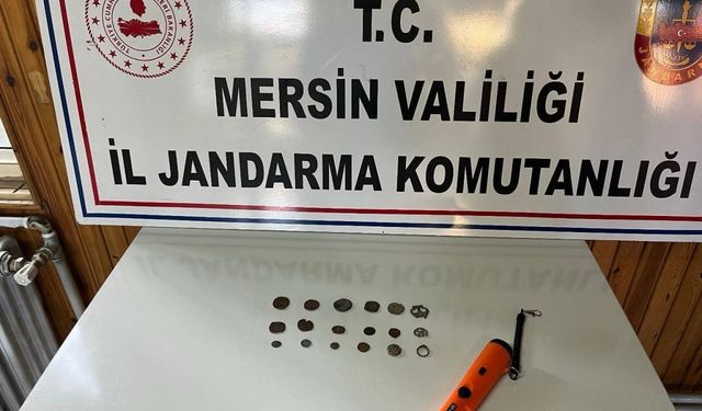 Mersin'de tarihi eser kaçakçılığı operasyonunda bir şüpheli yakalandı