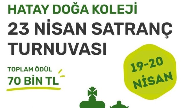 Hatay Doğa Koleji'nden Büyük Ödüllü Satranç Turnuvası
