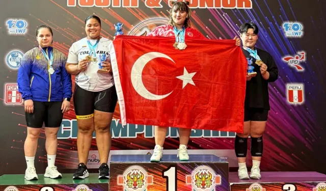 Madalyaları Tek Tek Süpürdü! Milli Halterci Fatmagül Çevik Dünya Şampiyonu !