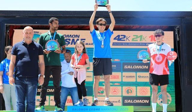 Çeşme’de Nefes Kesen Maraton Coşkusu