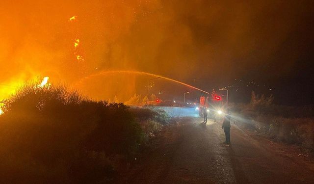HBB, Yayladağı’ndaki Sınır Yangınına Müdahale Ediyor
