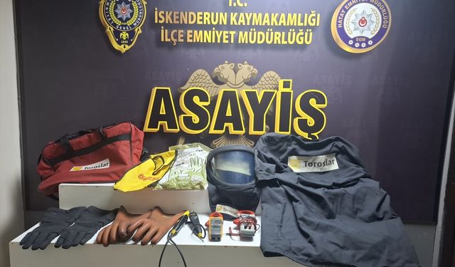 İskenderun'da hırsızlık şüphelisi yakalandı