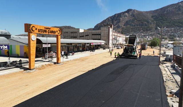 HBB, Uzun Çarşı Bağlantı Yolunu Asfaltlıyor