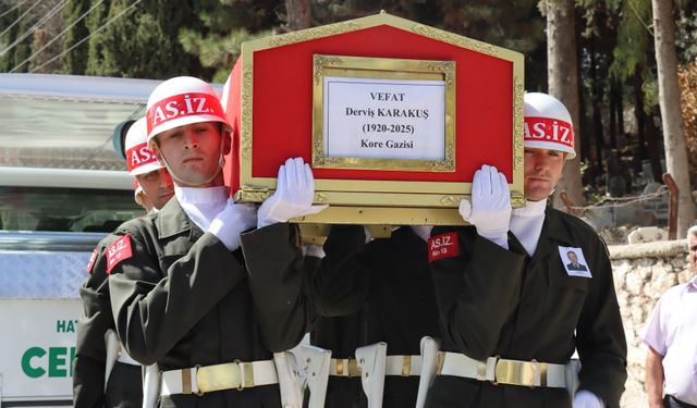 105 Yaşındaki Kore Gazisi Derviş Karakuş Toprağa Verildi!