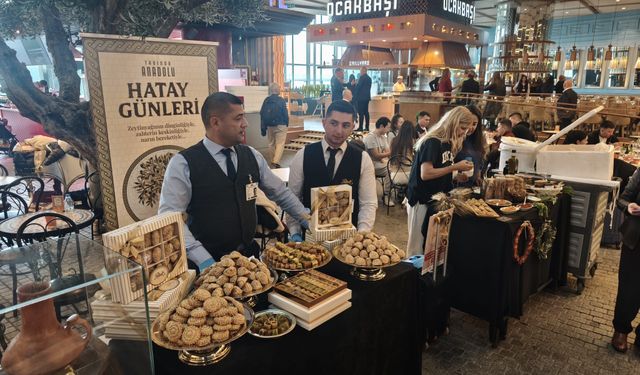 Hatay'ın meşhur lezzetleri İstanbul Havalimanı'nda yolcularla buluştu