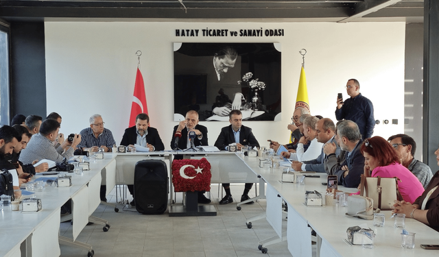 HATSO Başkanı Hikmet Çinçin basın mensuplarıyla buluştu