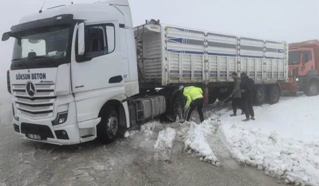 Sürücüler Zor Anlar Yaşadı