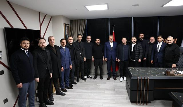 Başkan Öntürk TÜGVA Heyetini Ağırladı